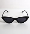 Cat-Eye γυαλιά ηλίου με μαύρο φακό (Μαύρο)
