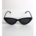 Cat-Eye γυαλιά ηλίου με μαύρο φακό (Μαύρο)
