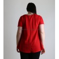 Κόκκινη μπλούζα oversized