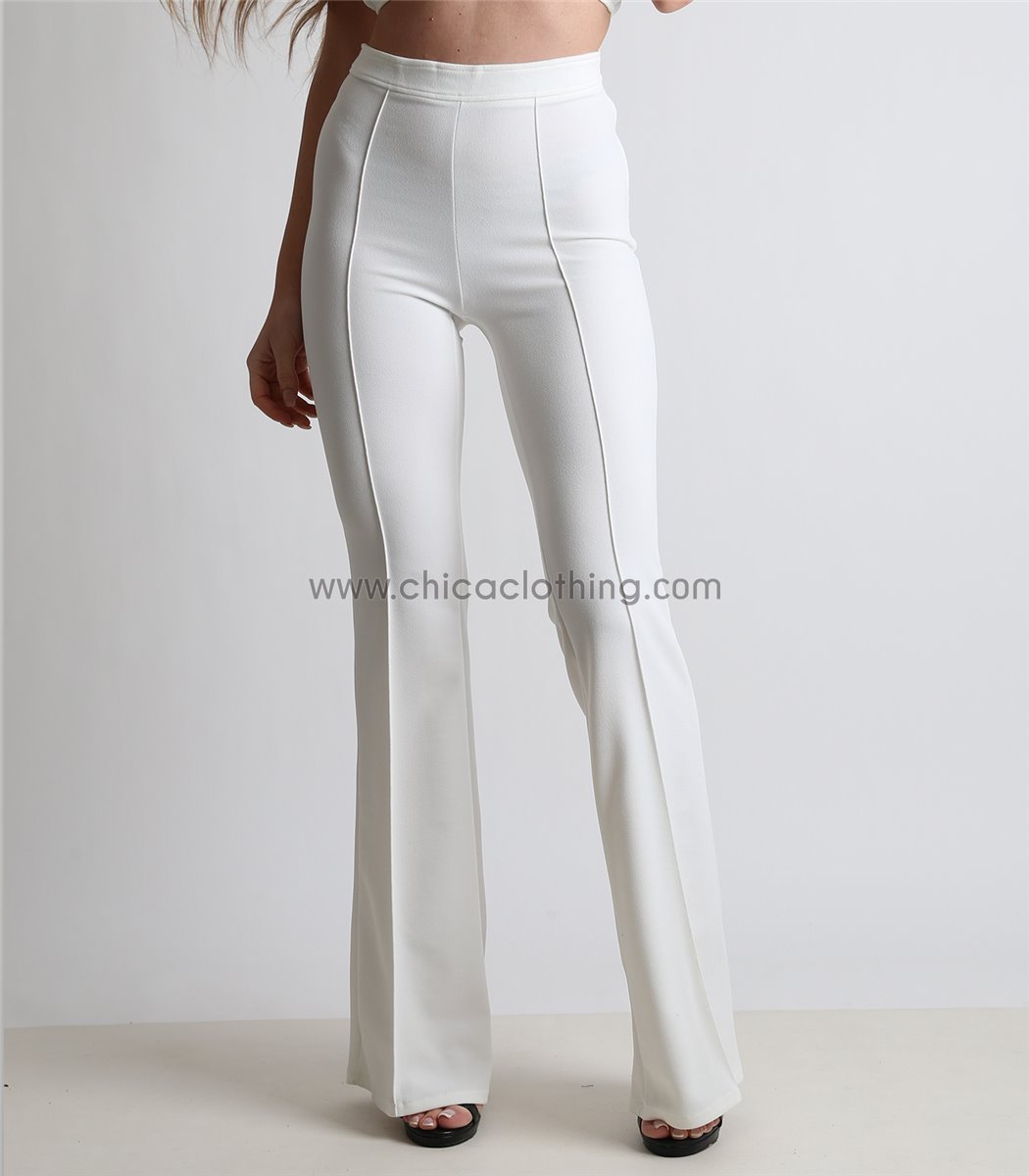 Gynaikeio Pshlomeso Panteloni Kampana Me Tsakish Leyko