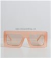 Κοκκάλινα γυαλιά μάσκα ροζ με φαρδύς βραχίονες (Ροζ)