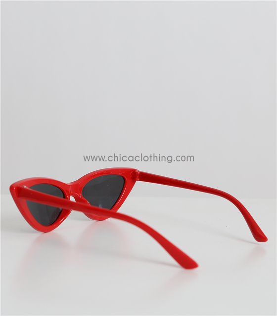 Παιδικά γυαλιά ηλίου cat-eye (Κόκκινο)