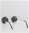 Στρόγγυλα γυαλιά ηλίου με μεταλλικό σκελετό (Πράσινο)