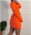 Μίνι φόρεμα σακάκι (Πορτοκαλί)