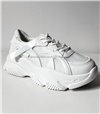 Sneakers με κορδόνια (Λευκό)