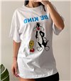T-shirt sylvester and tweety ''BE KIND'' (Λευκό)