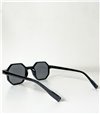Γυαλιά ηλίου πολύγωνα με μαύρο φακό (Μαύρο)