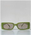 Ορθογώνια γυαλιά ηλίου κοκάλινα (Λαχανί)