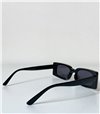 Ορθογώνια γυαλιά ηλίου κοκάλινα (Μαύρο)