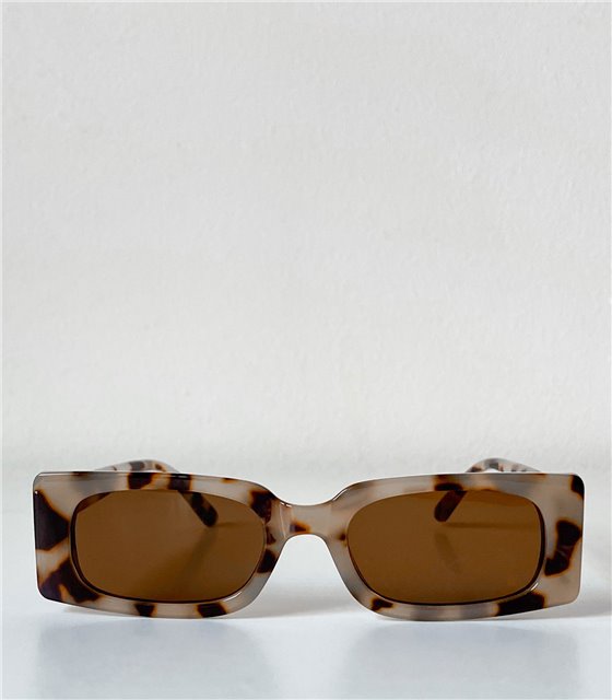 Ορθογώνια γυαλιά ηλίου κοκάλινα (Ταρταρούγα)