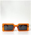 Γυαλιά ηλίου ορθογώνια με μαύρο φακό (Πορτοκαλί)