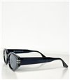 Γυαλιά ηλίου κοκάλινα με ασημί λεπτομέρειες (Μαύρο)