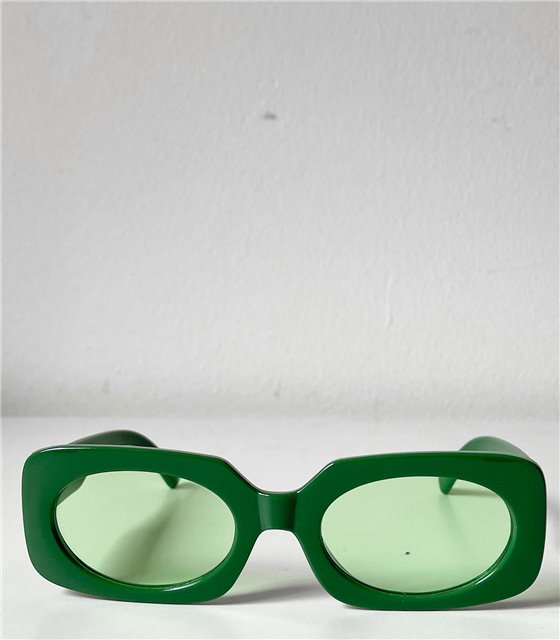 Γυαλιά ηλίου με στρόγγυλο φακό (Πράσινο)