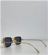 Γυαλιά ηλίου τετράγωνα με μεταλλικό σκελετό (Χρυσό)