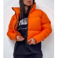 Bomber jacket κοντό (Πορτοκαλί)