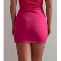 Μίνι φούστα με άνοιγμα (Ροζ)