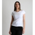 Λευκό t-shirt με λαιμόκοψη