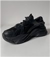 Sneakers με κορδόνια (Μαύρο)