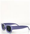 Τετράγωνα γυαλιά ηλίου με κοκάλινο σκελετό (Λιλά)