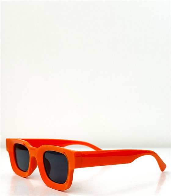 Τετράγωνα γυαλιά ηλίου με κοκάλινο σκελετό (Πορτοκαλί)