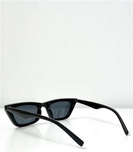 Cat eye γυαλιά ηλίου με μαύρο φακό (Μαύρο)