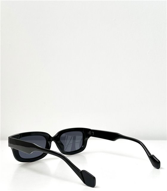 Τετράγωνα γυαλιά ηλίου με ιδιαίτερο σκελετό (Μαύρο)