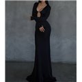 Μάξι φόρεμα Vanessa (Μαύρο)
