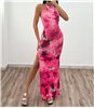 Μάξι φόρεμα φλοράλ Liliana (Ροζ)