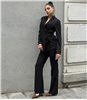 Σετ σακάκι με παντελόνι Stefania (Μαύρο)