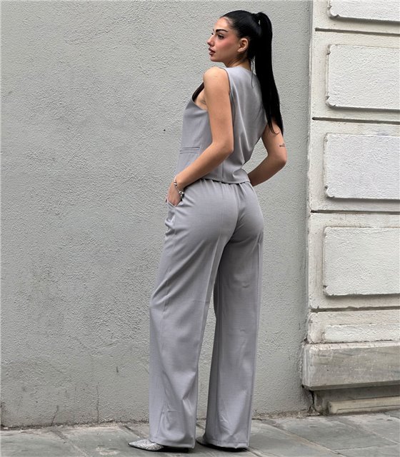 Σετ γιλέκο με παντελόνι Rosie (Γκρι)