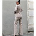 Σετ σακάκι με παντελόνι Stefania (Μπεζ)