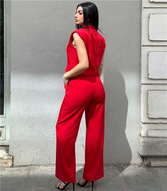 Σετ γιλέκο με παντελόνι Anita (Κόκκινο)