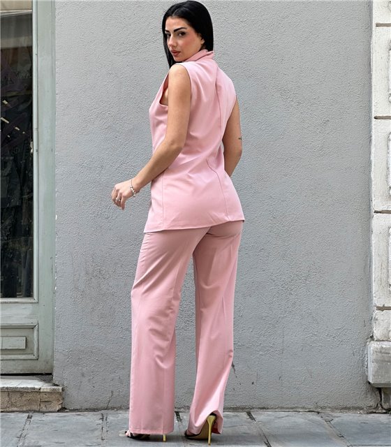 Σετ γιλέκο με παντελόνι Josefina (Ροζ)