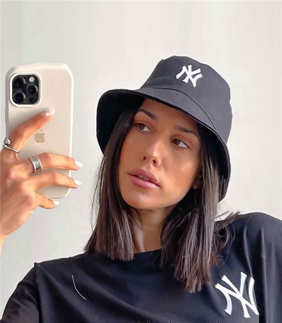 Καπέλο bucket ''NY'' (Μαυρο)