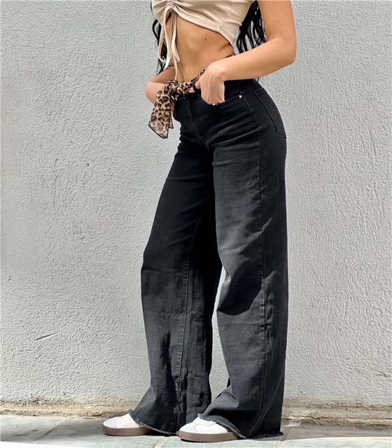 Τζιν ψηλόμεσο με φουλάρι Tessa