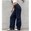 Τζιν ψηλόμεσο φαρδύ Baggy