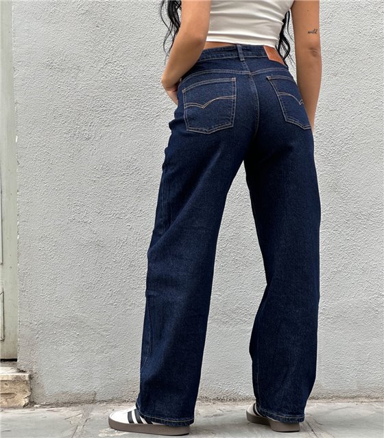 Τζιν ψηλόμεσο φαρδύ Baggy