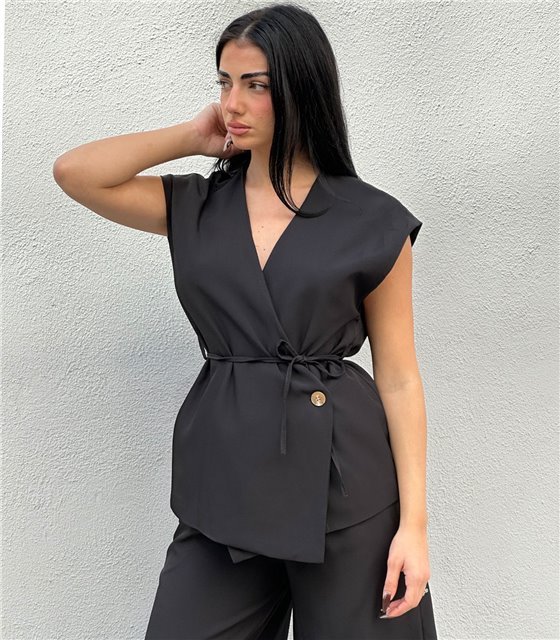 Γιλέκο Josefina (Μαύρο)