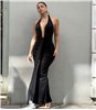 Μάξι φόρεμα Lillian (Μαύρο)