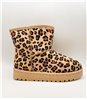 Παιδικά μποτάκια με εσωτερική γούνα (Λεοπάρ)
