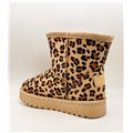 Παιδικά μποτάκια με εσωτερική γούνα (Λεοπάρ)