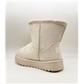 Παιδικά μποτάκια με εσωτερική γούνα (Εκρού)