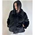 Γούνα κοντή Koralia (Μαύρο)