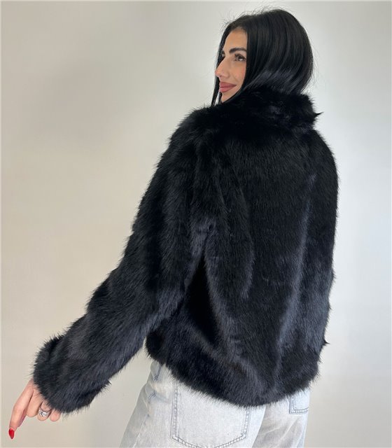 Γούνα κοντή Koralia (Μαύρο)