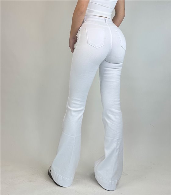 Τζιν ψηλόμεσο Kiana (Λευκό)