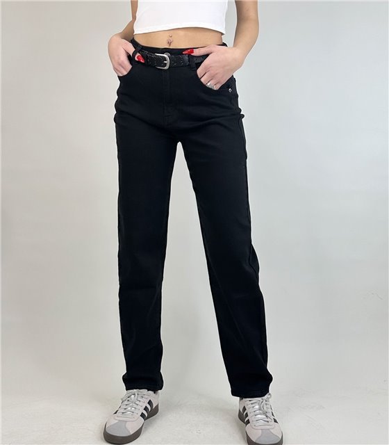 Τζιν ψηλόμεσο με Ζώνη (σε Μεγάλα μεγέθη)