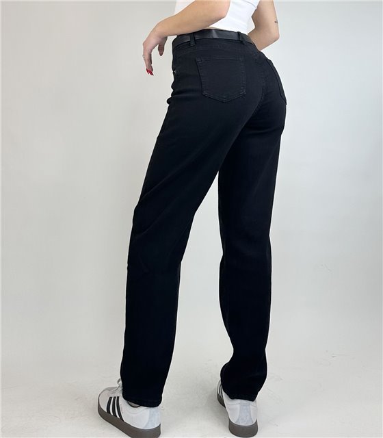 Τζιν ψηλόμεσο με Ζώνη (σε Μεγάλα μεγέθη)