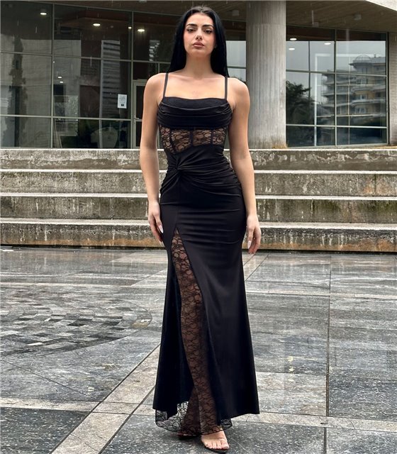 Φόρεμα μάξι με δαντέλα Esther