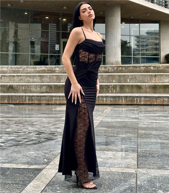 Φόρεμα μάξι με δαντέλα Esther