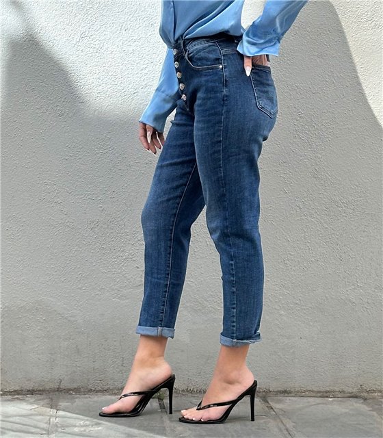 Τζιν ψηλόμεσο Skinny Violet